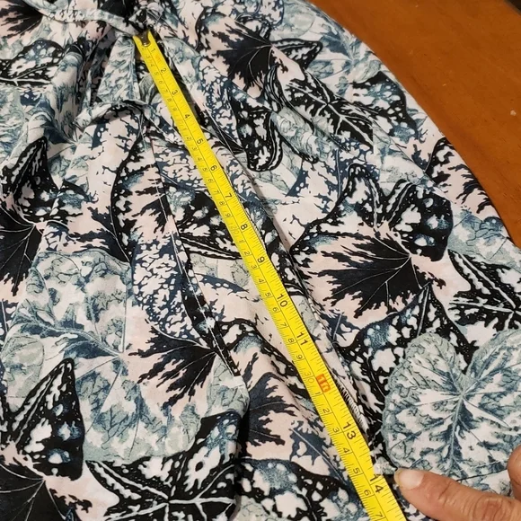 - BEBE Long green and pink dress ,size Small - Picture 15 of 17